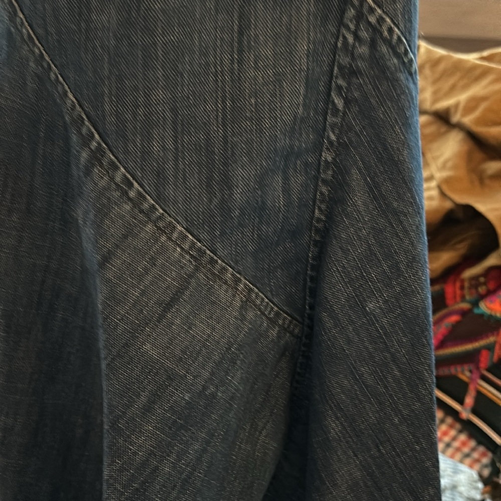 J Jill Long Denim Skirt - Picture 4 of 4